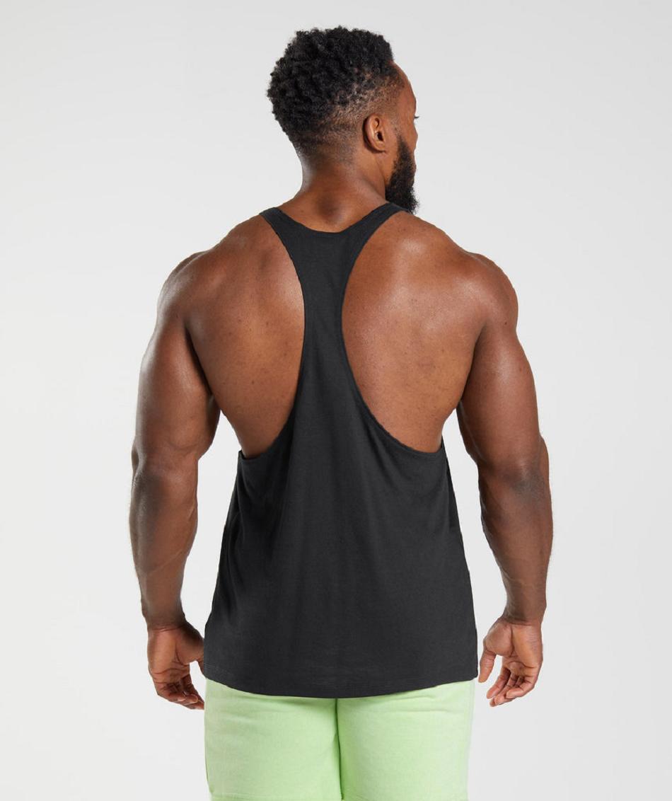 Stringers Gymshark Legacy Hombre Negras | CO 3588FDN